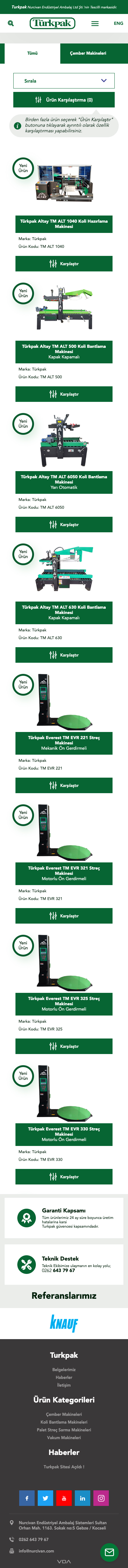 Ürünlerimiz