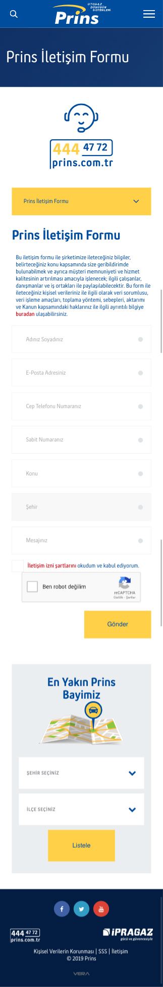 İletişim Formu